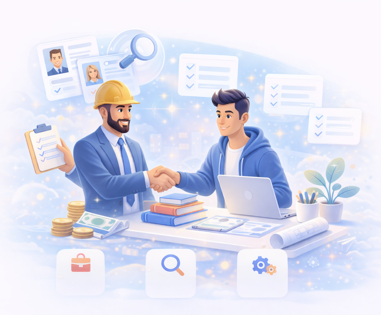 Strengthen your teams and hire easily